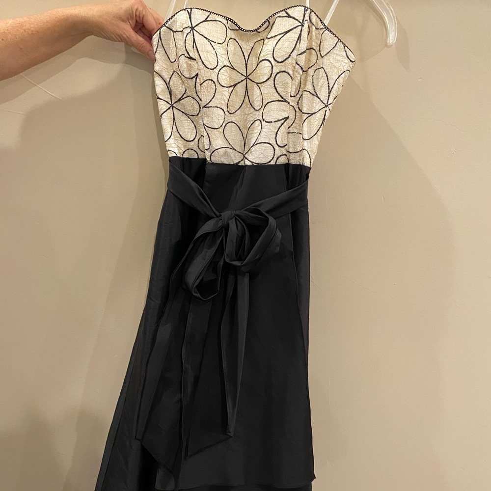 Adrianna Papell dress. higher in the front than back. Beautiful detail. Like new